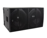 Martin Audio X218 BlacklineX Caisson de basses 2x18" avec bobine mobile 4" Noir